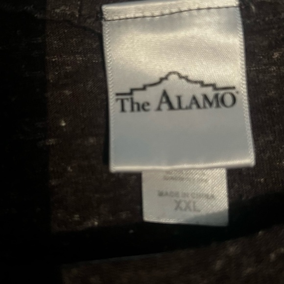 Dark Brownish Graphic T-Shirt with Alamo Design - Picture 3 of 3